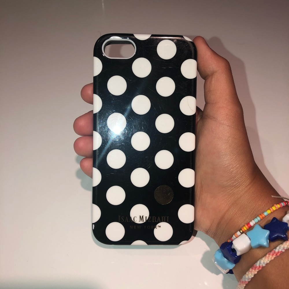 Isaac Mizrahi polka dot iPhone 5 case